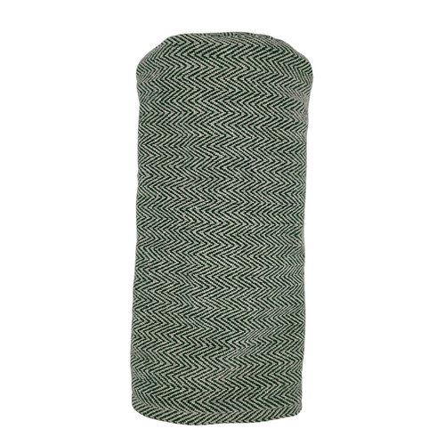 Green chevron tweed - green,
