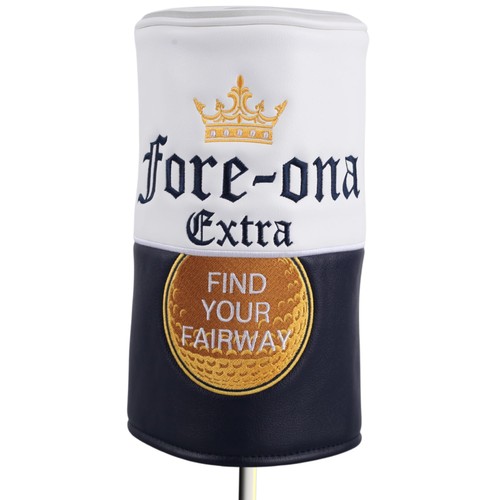 Funny golf club head cover - head, for