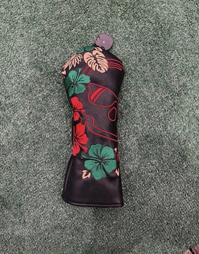 Black skull and flowers - black,