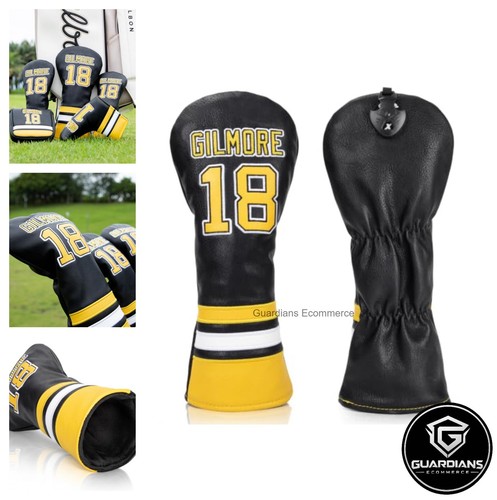 Leather golf head cover set - head,