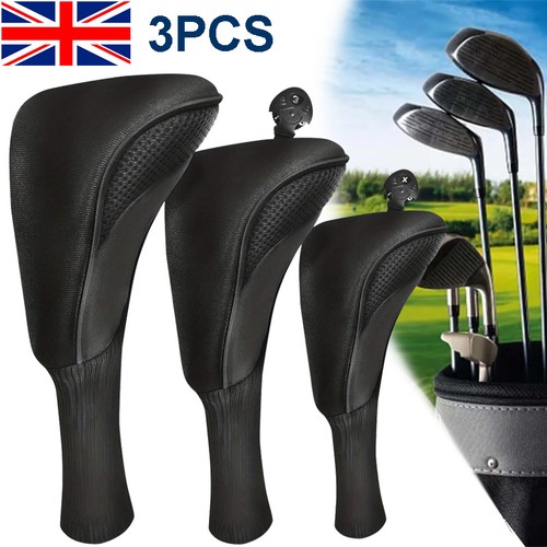 3pcs golf club head covers - club,