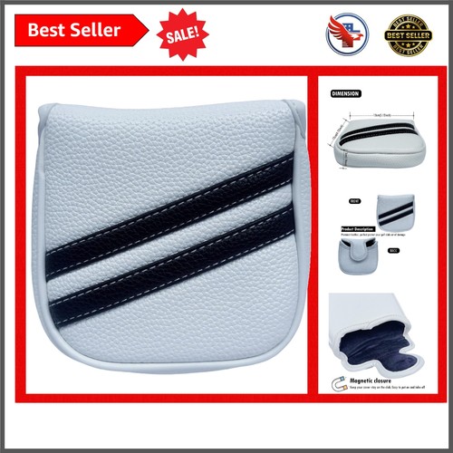 Luxury black white magnetic - white,