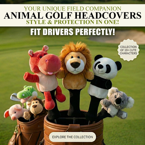 Golf club covers animal - club,