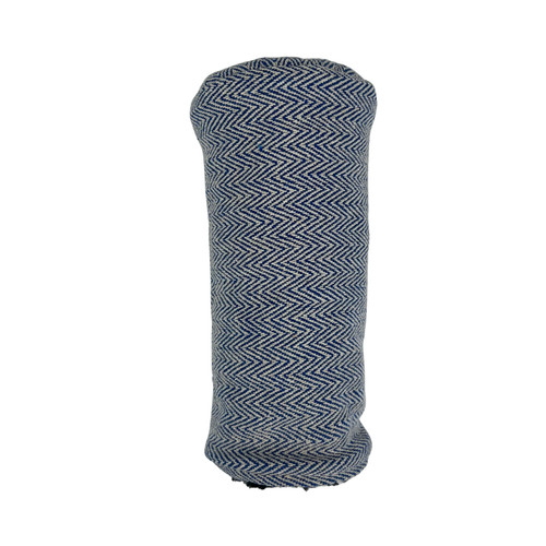 Blue chevron tweed - blue, barrel