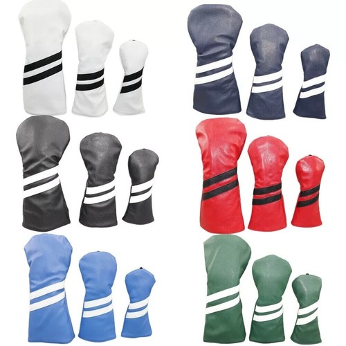 Leather golf club - golf, cover